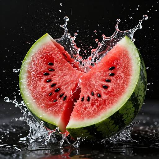 Dramatic Exploding Watermelon Burst