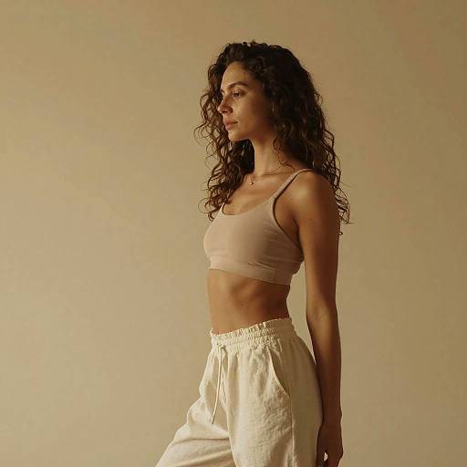 Serene Yoga Instructor Photoshoot