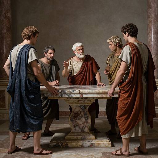 Ancient Roman Ides Scene