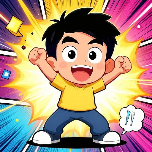 Vibrant Cartoon Photo Transformation