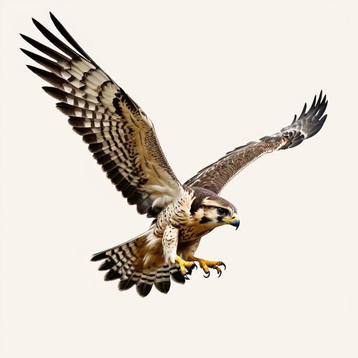 Fearless Falcon in Mid-Dive