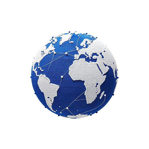 Futuristic Embroidery Digitizing Conference Logo