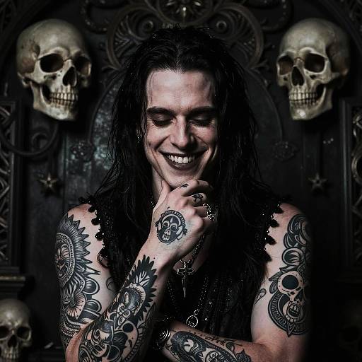 Mysterious Gothic Portrait of Peter Steele