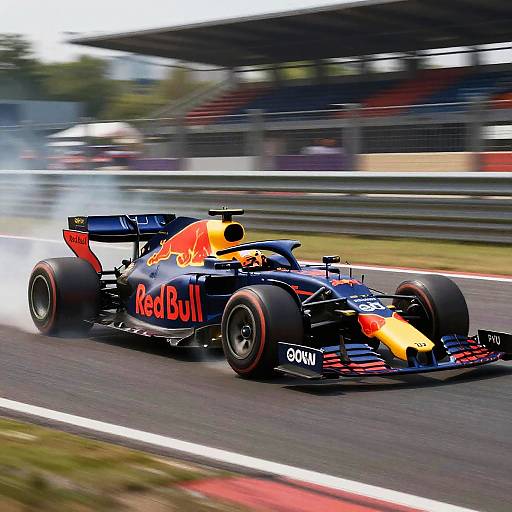 Dynamic Red Bull F1 Racing Car