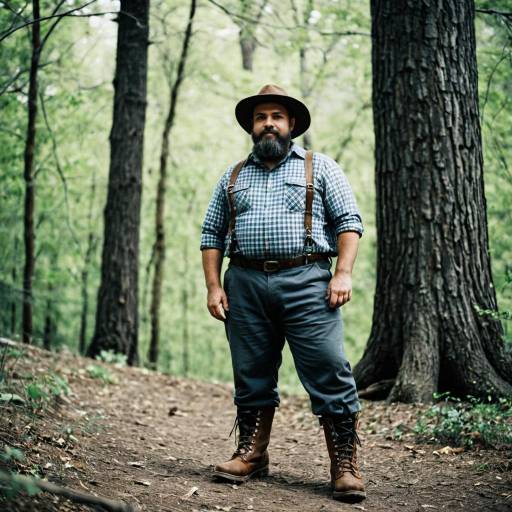 Plus Size Tin Woodsman in Nature