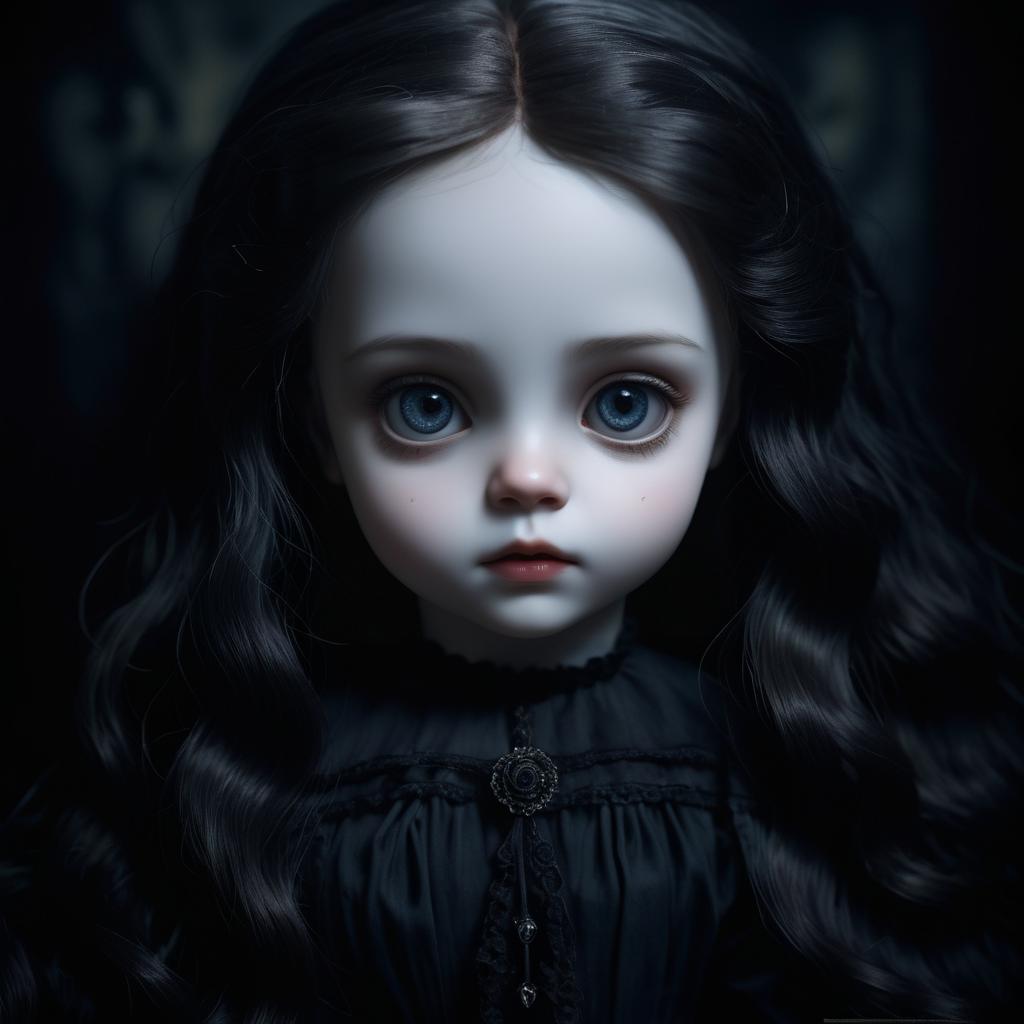 Eerie Portrait of a Mysterious Doll