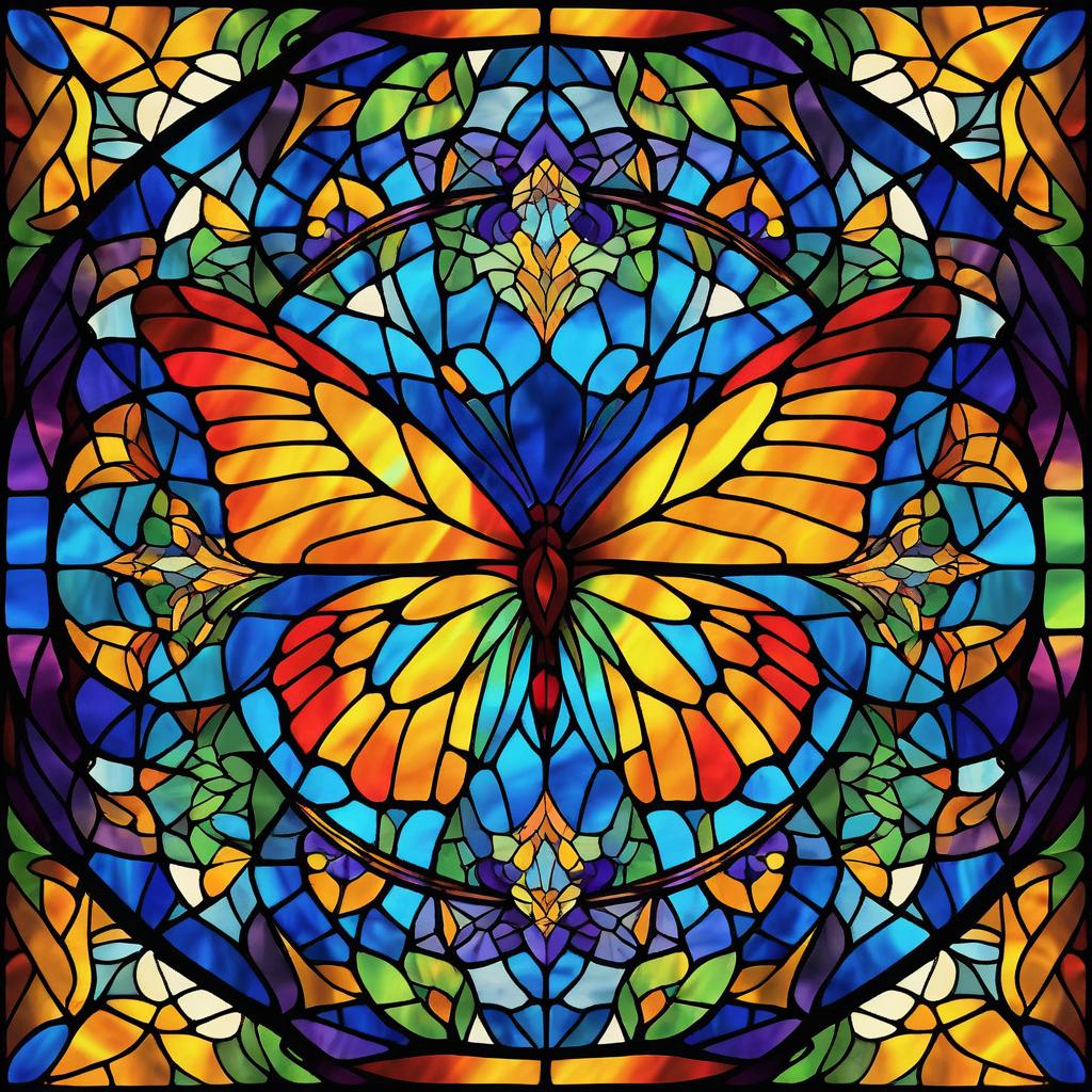 Endless Potential: Stained Glass Butterfly