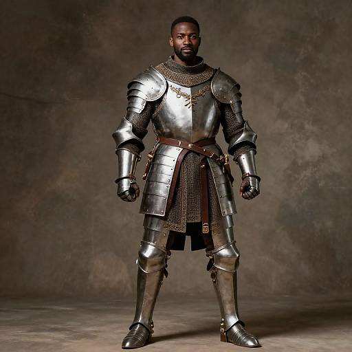 Israel Adesanya in Medieval Armor