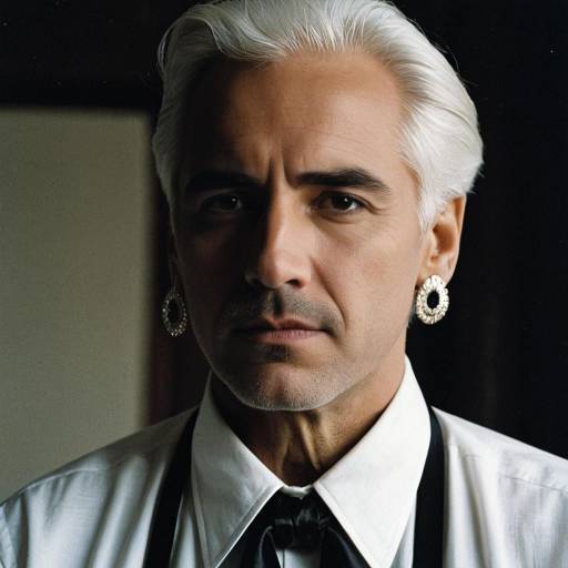 Elegant Female Godfather Costume Portrait