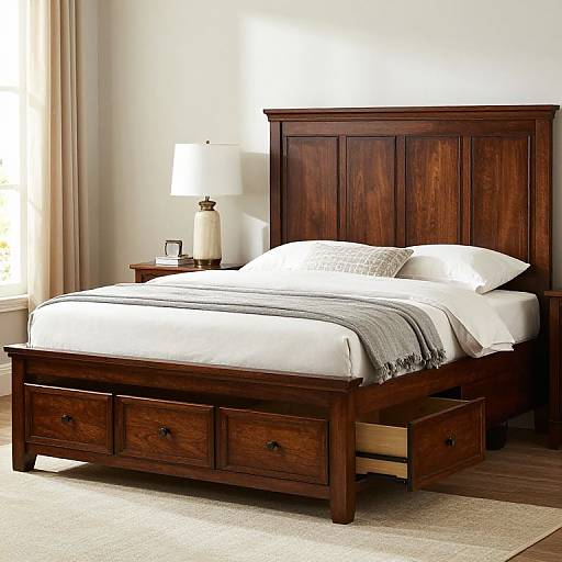 Oak Park California King Storage Bed
