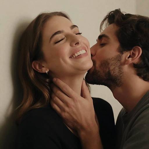 Intimate Moment of Love and Joy