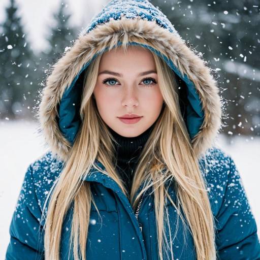 Enchanting Winter Fairycore Outfit Portrait
