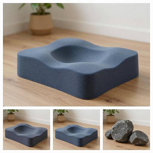 Newborn Photography Collage with Rocks