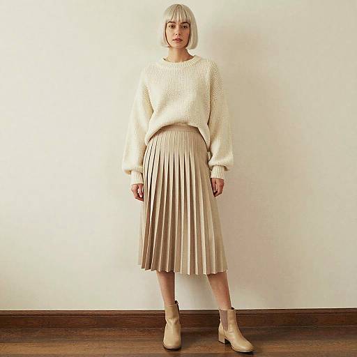 Douyin Creator in Cozy Neutral Outfit