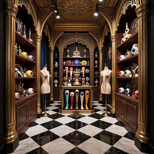 Opulent Art Deco Magic Store