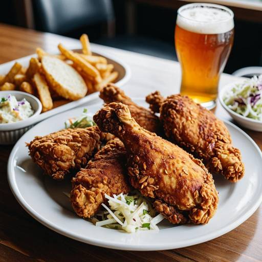 Crispy Fried Chicken Feast in 8K