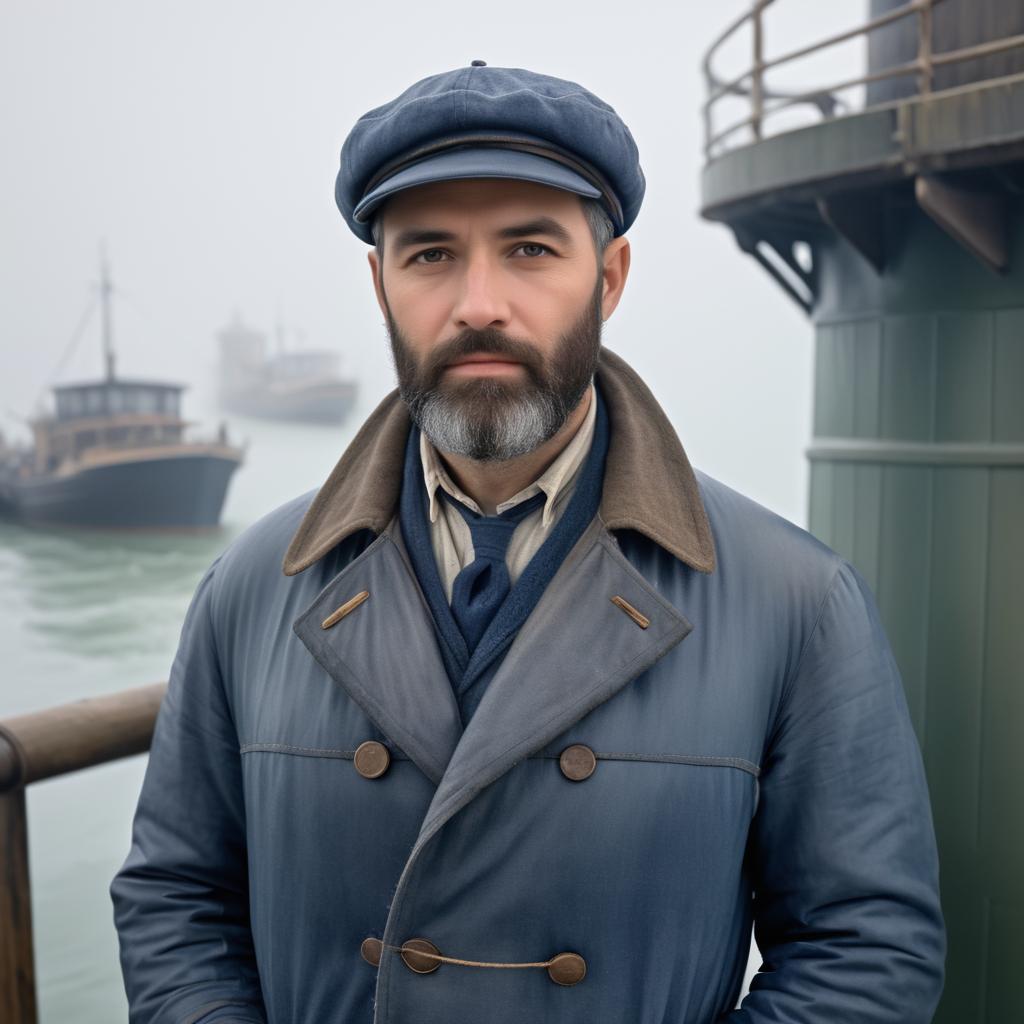 Moody 1930s Sailor Portrait in Chicago