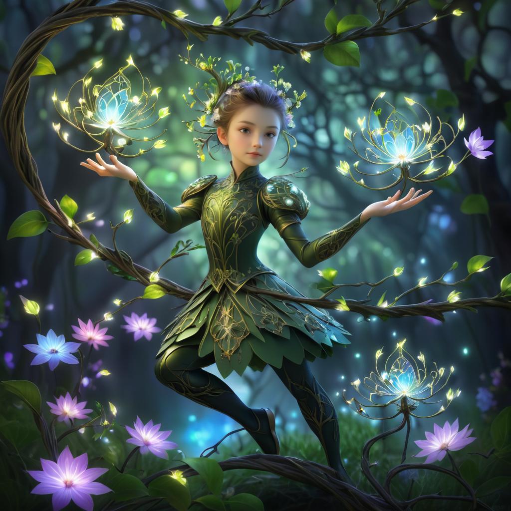 Fantasy Art with Intricate Details and Lighting