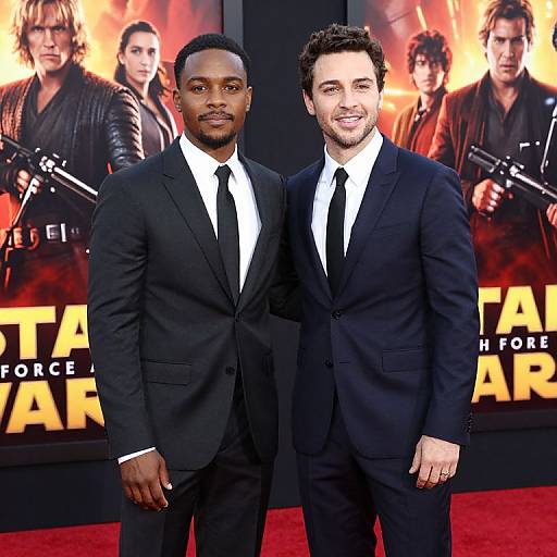 John Boyega and Oscar Isaac on Red Carpet
