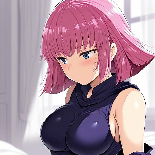 Illustration of Haman karn, gundam in the style of Noripachi