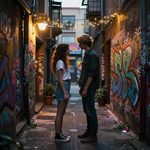 Graffiti Horror Lovers Separated