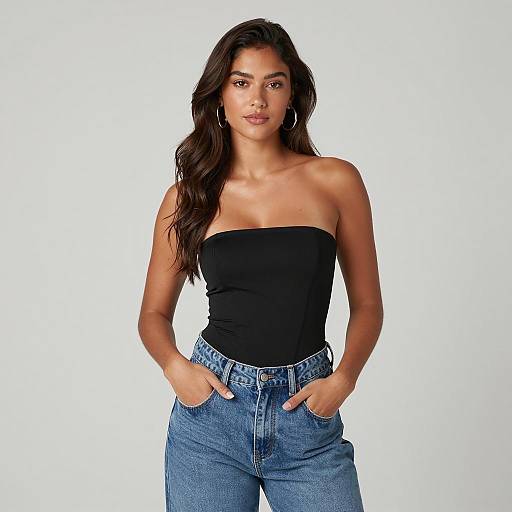 Portrait of a Young Woman in Casual Fashion