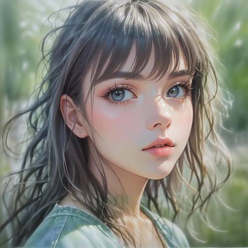 Photorealistic Outdoor Portrait of a Woman