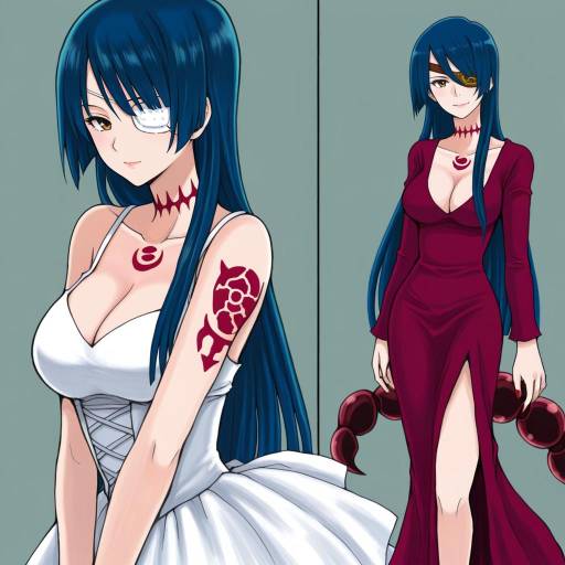 Illustration of Adiane, tengen toppa gurren lagann in the style of Mutsu (layergreen)