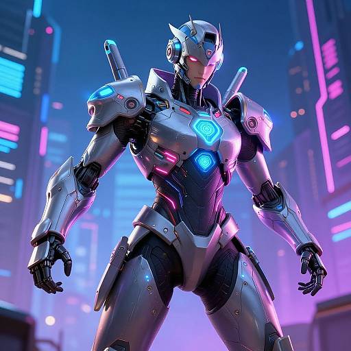 Futuristic Cybernetic Warrior Generator