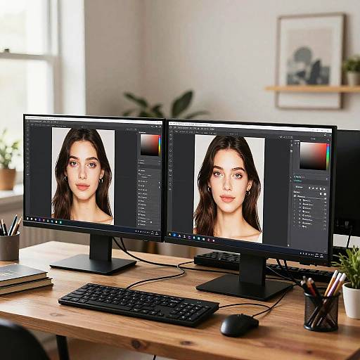 Creative Online Photo Face Editing Setup