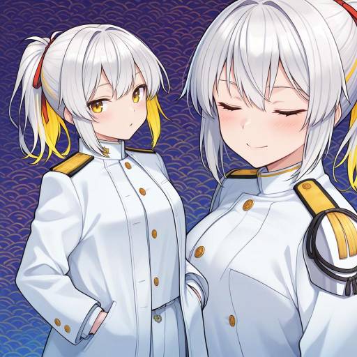 Vibrant Admiral Kancolle in Ocean Breeze