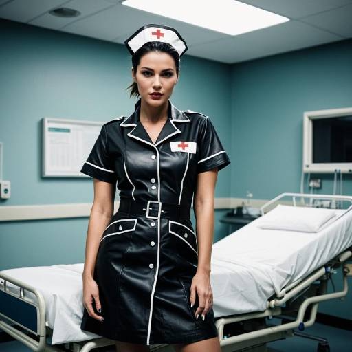 Edgy Nurse Photoshoot in Hospital Setting