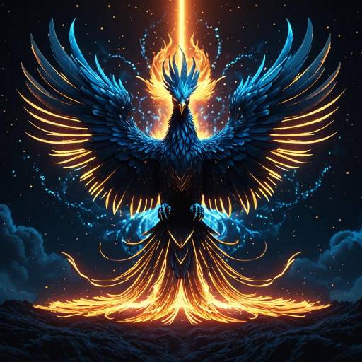 Ethereal Phoenix in Twilight