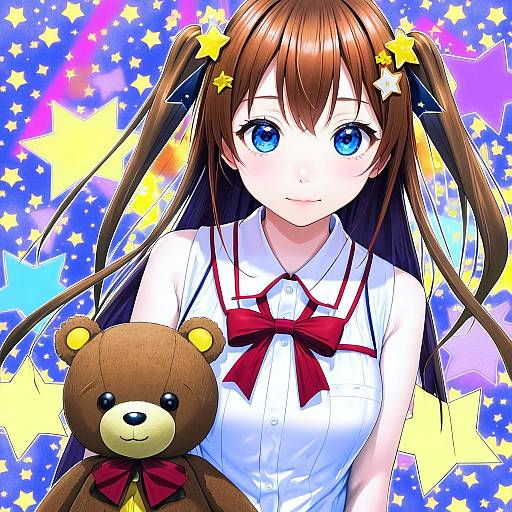 Illustration of Ankimo (tokino sora), hololive in the style of Doko tetora