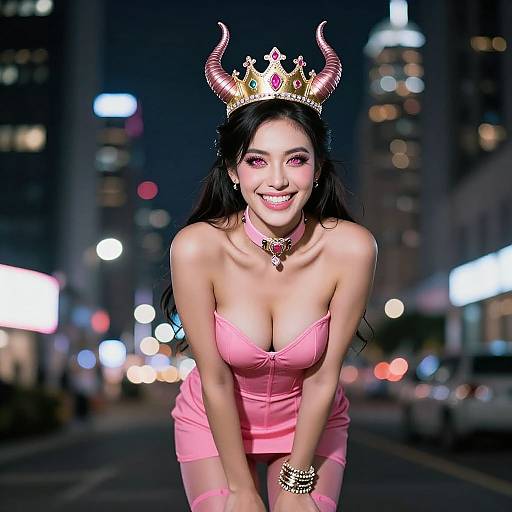 Urban Playboy Bunny Portrait