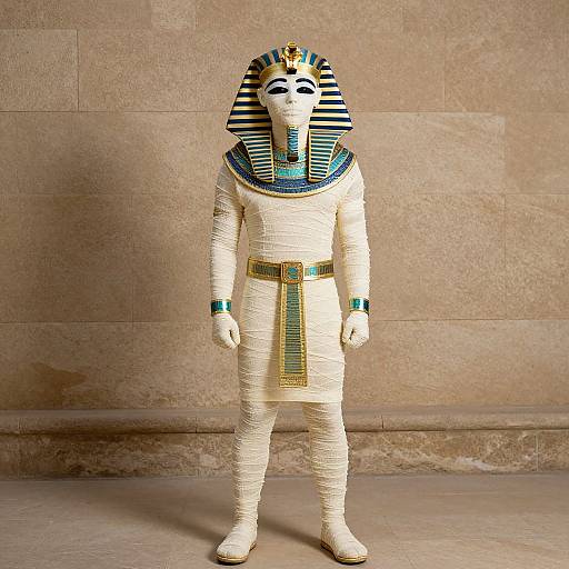 Mummy Pharaoh Egyptian Costume Pose