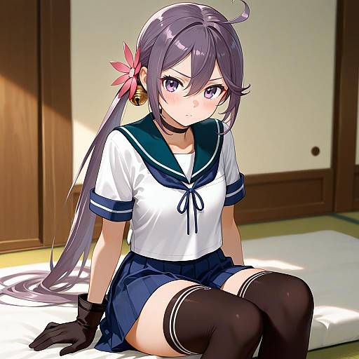 Illustration of Akebono kai ni (kancolle), kantai collection in the style of Tono (rt0no)
