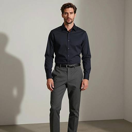 Stylish Man in Modern Casual Attire