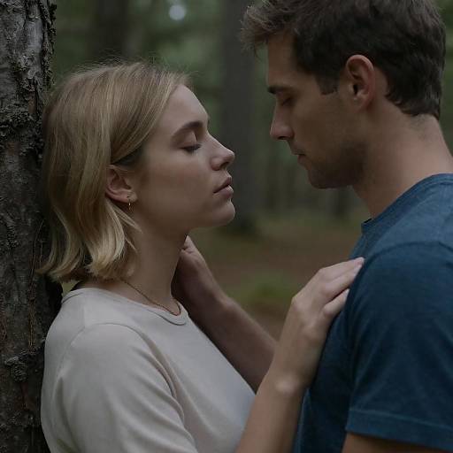 Intimate Forest Portrait of a Couple