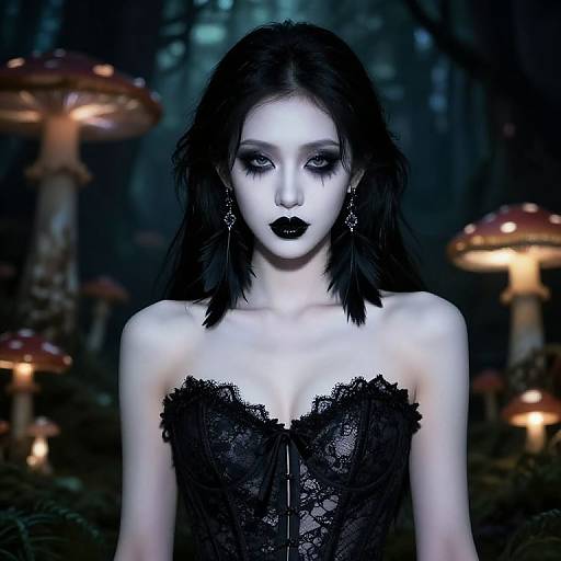 Gothic Dark Fantasy Female Portrait