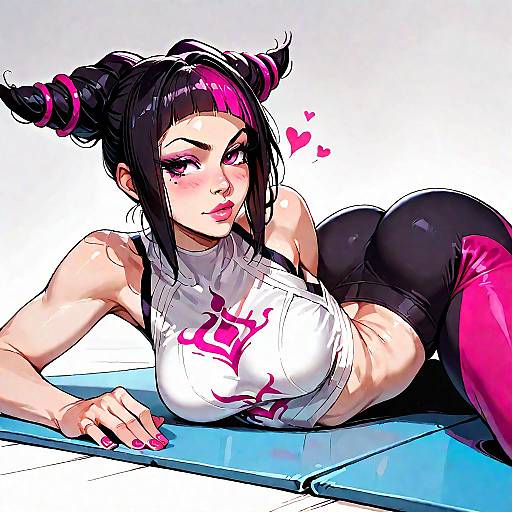 Seductive Yoga Pose by Petite Beauty