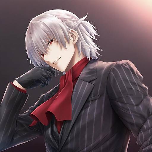 Illustration of Antonio salieri (fate), fate/grand order in the style of Suien