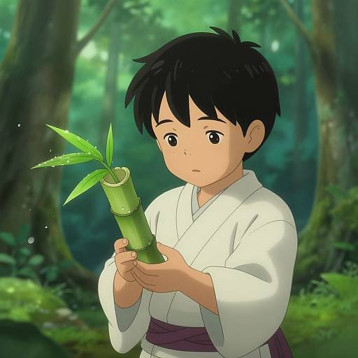 Magical Morning with Bamboo Hatchling