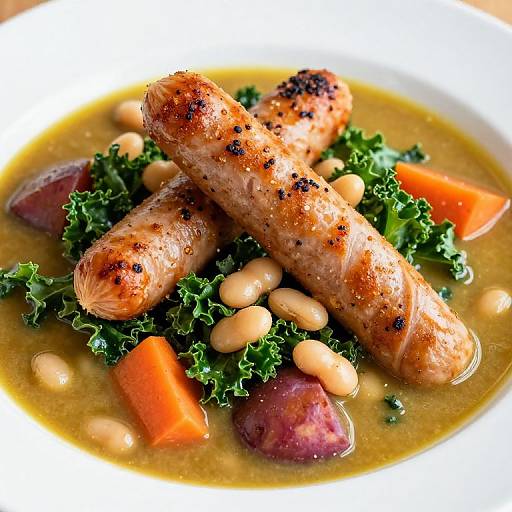 Hearty Grain Sausage and Vegetable Soup