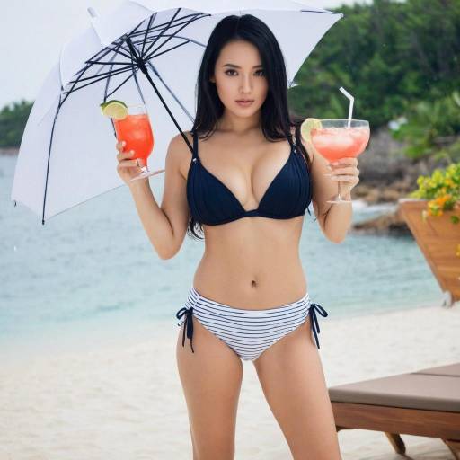 Summer Vibes: Cocktail and Sunbathing