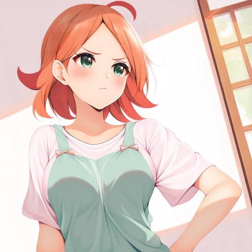 Illustration of Amanda o'neill, little witch academia in the style of Minato ojitan