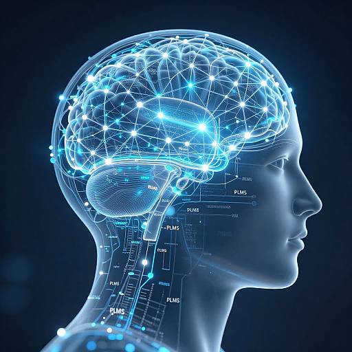 Digital Brain Network Concept