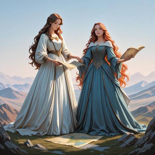 Noble Figure with Enchanting Cerulean Eyes