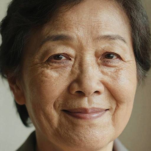 Elderly Woman Gentle Smile Portrait