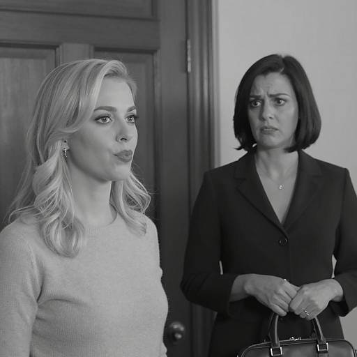 Contrasting Emotions: A Black-and-White Portrait